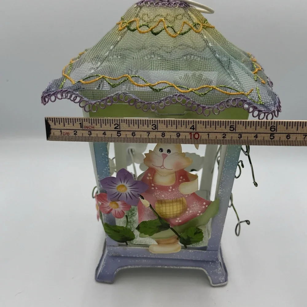 Metal‎ Spring/Easter Tea light Lantern